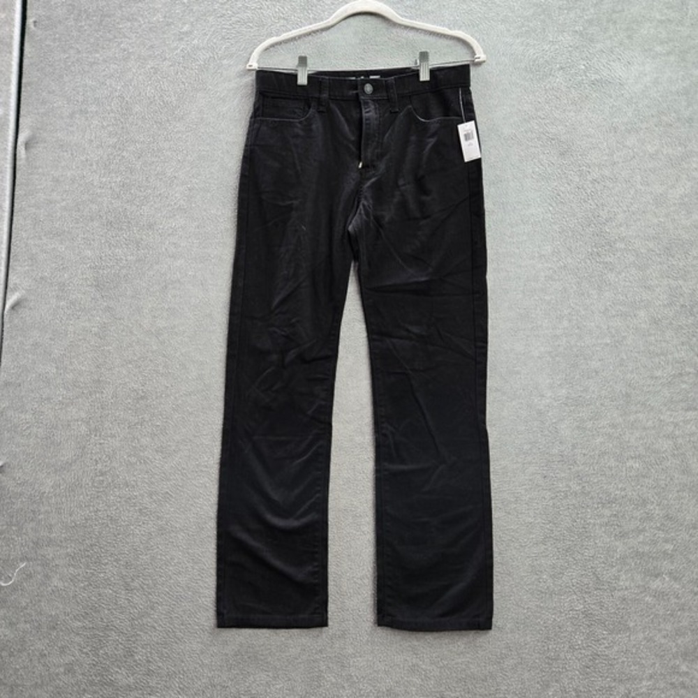 Old Navy Women Jeans 12 Black Denim Skinny Built In Tough Pockets 27" Inseam NWT